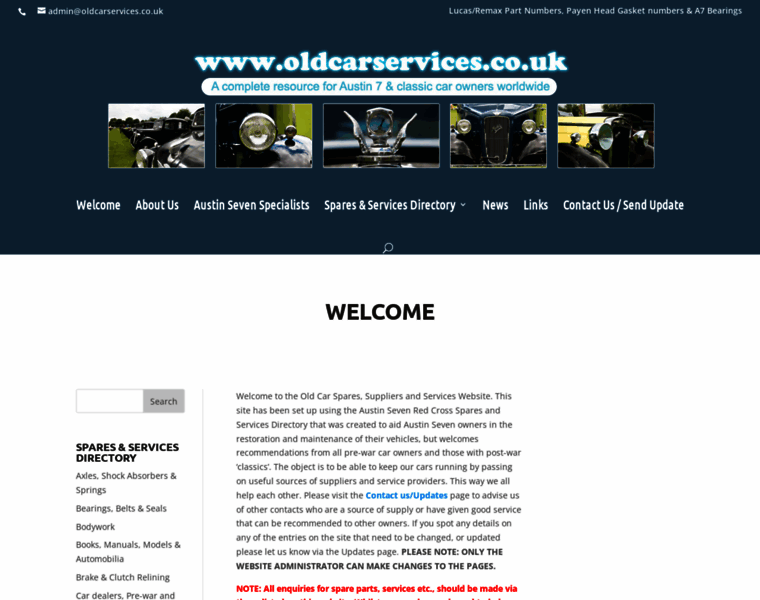 Oldcarservices.co.uk thumbnail
