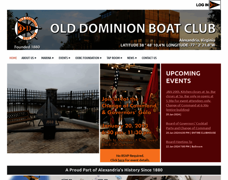 Olddominionboatclub.com thumbnail