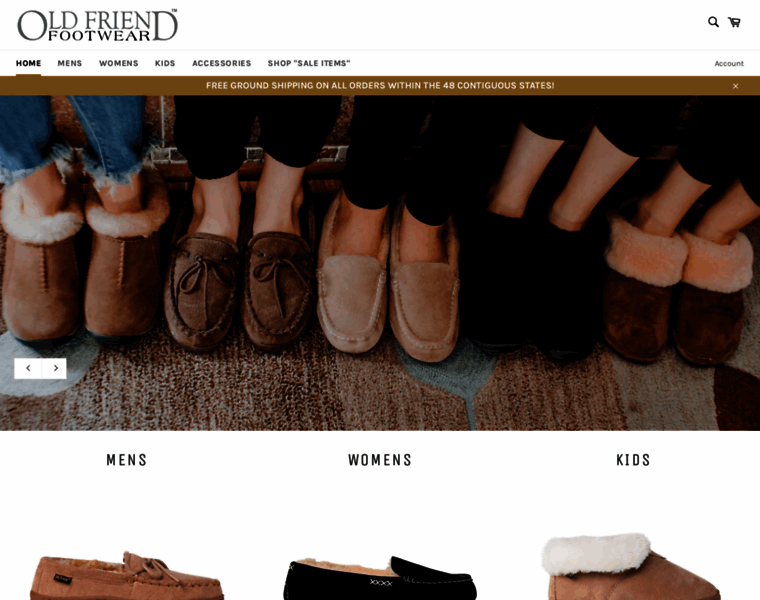 Oldfriendfootwear.com thumbnail