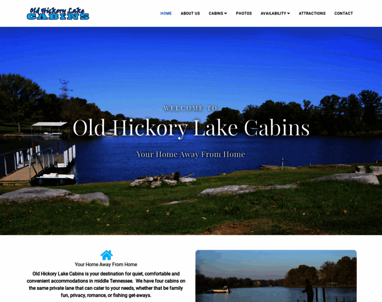 Oldhickorylakecabins.com thumbnail