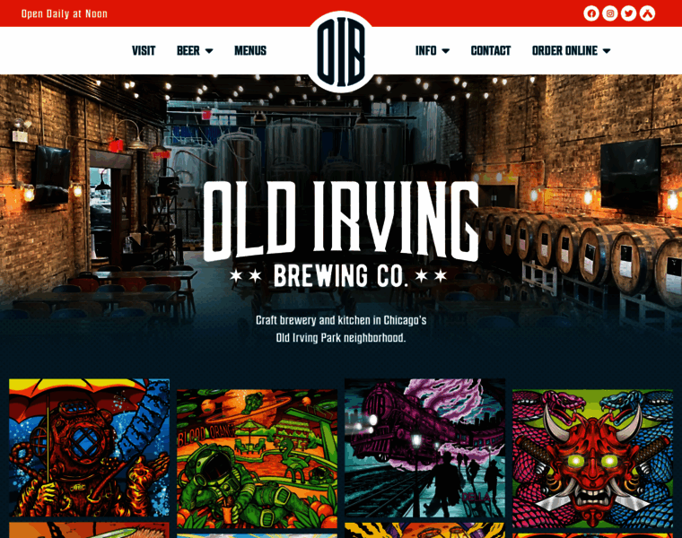 Oldirvingbrewing.com thumbnail