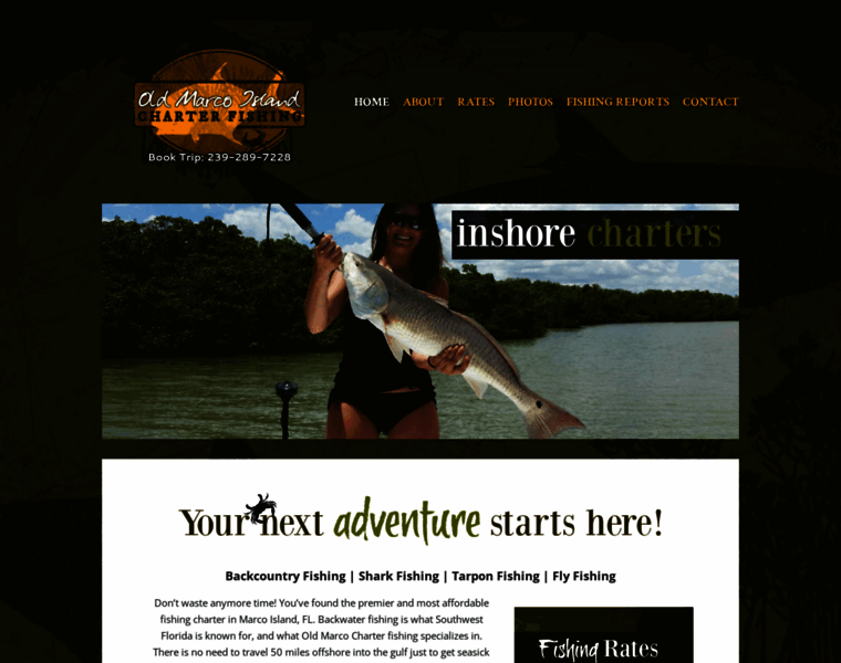 Oldmarcocharterfishing.com thumbnail