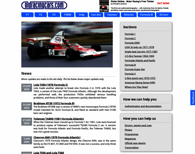Oldracingcars.info thumbnail