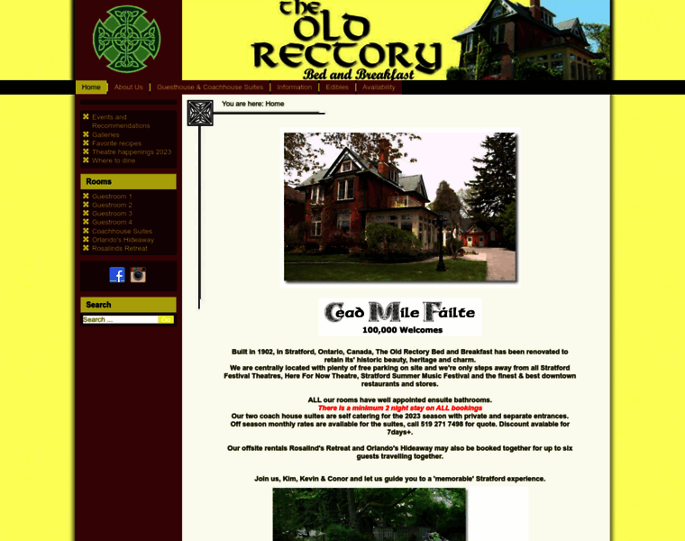 Oldrectorystratford.com thumbnail