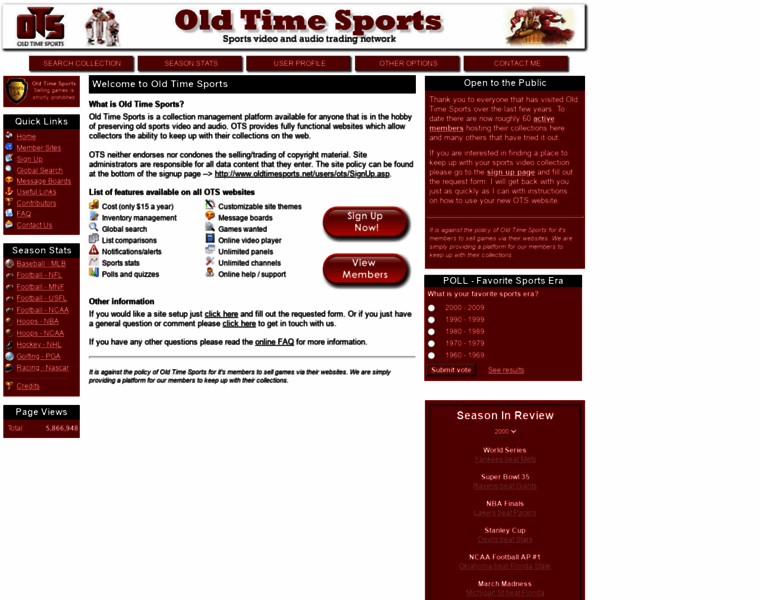 Oldtimesports.net thumbnail