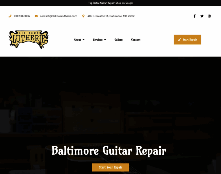 Oldtownlutherie.com thumbnail