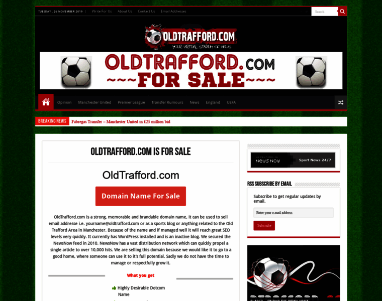 Oldtrafford.com thumbnail