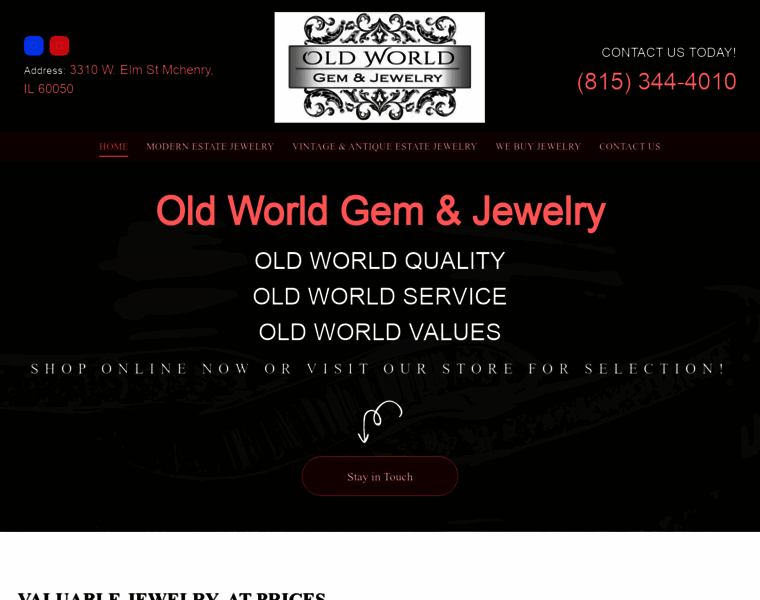 Oldworldgemandjewelry.com thumbnail