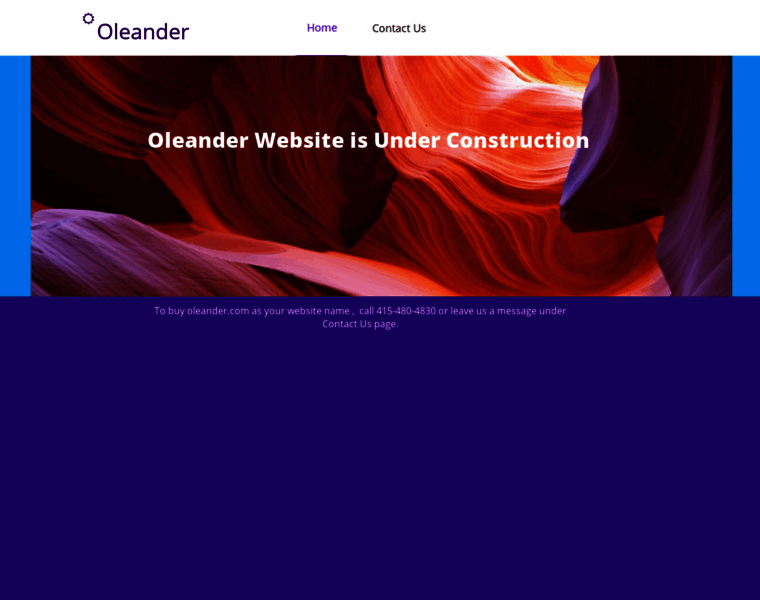 Oleander.com thumbnail