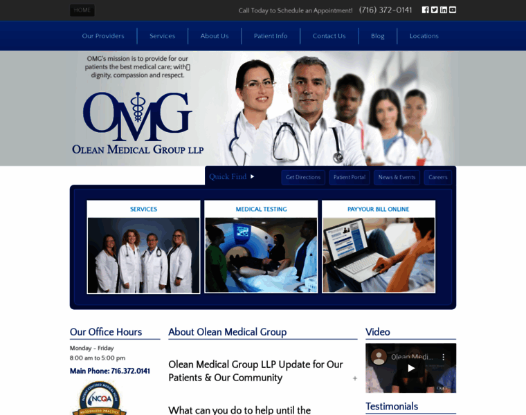 Oleanmedicalgroup.com thumbnail