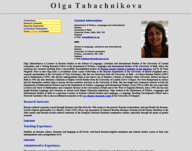 Olgatabachnikova.com thumbnail