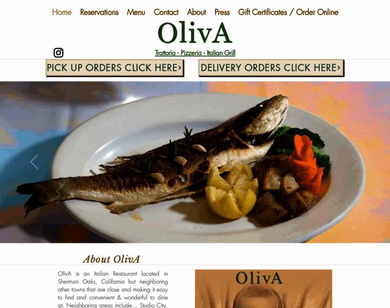 Olivarestaurant.com thumbnail