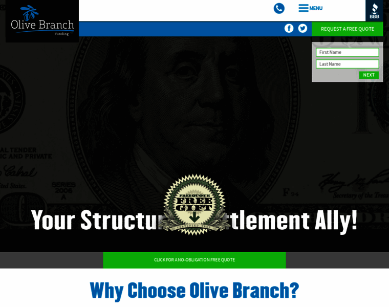 Olivebranchfunding.com thumbnail