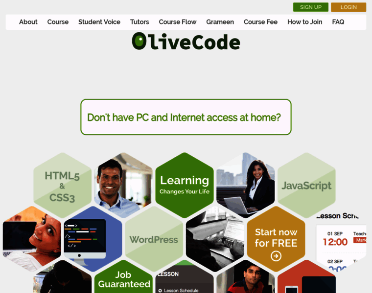 Olivecode.com thumbnail