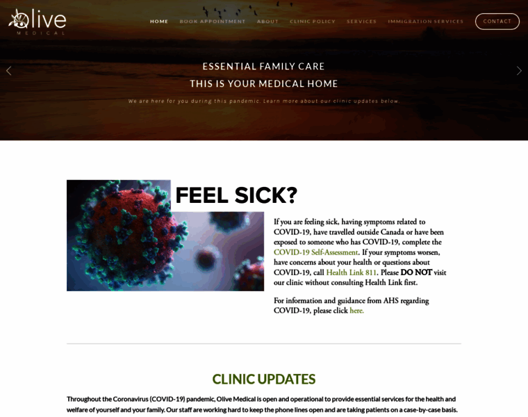 Olivemedicalclinic.ca thumbnail