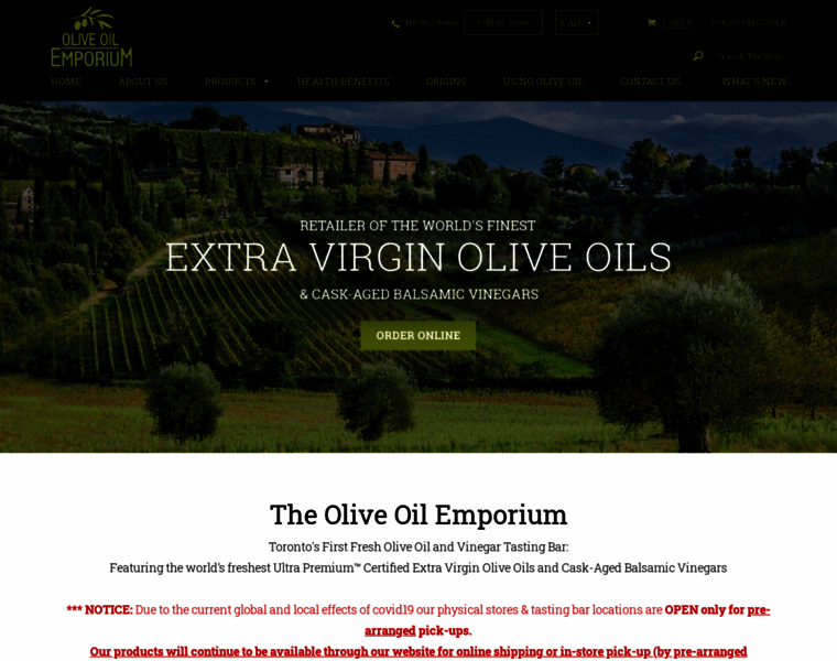 Oliveoilemporium.com thumbnail