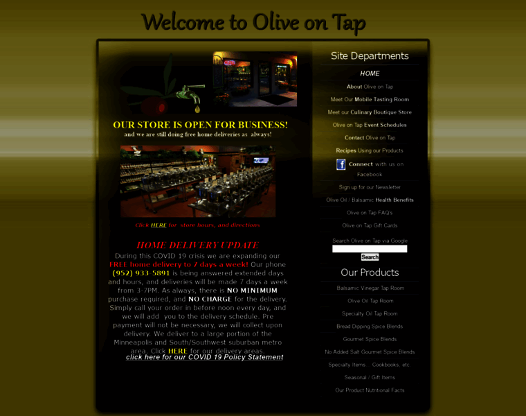 Oliveontap.com thumbnail