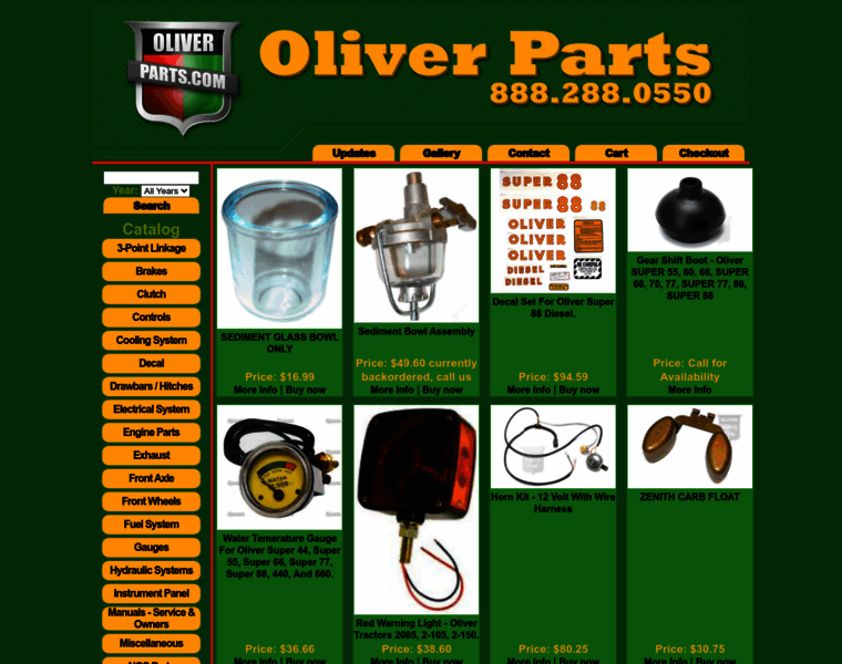Oliverparts.com thumbnail