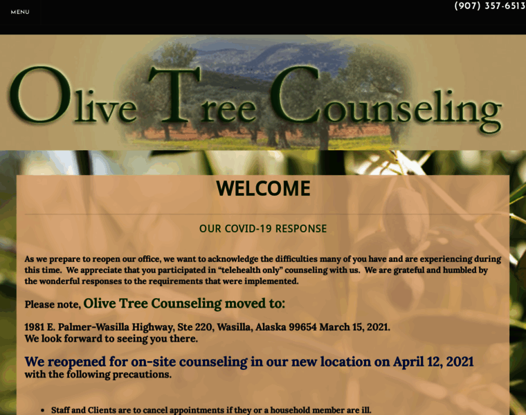 Olivetreecounseling.com thumbnail
