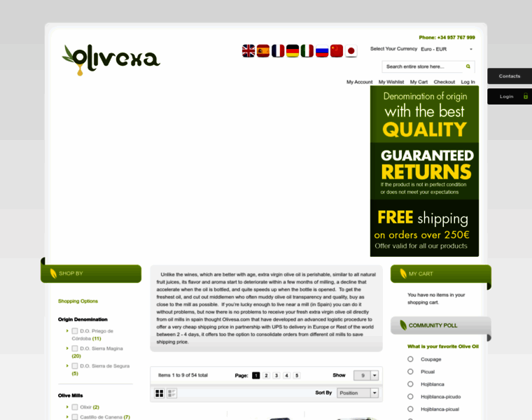 Olivexa.com thumbnail