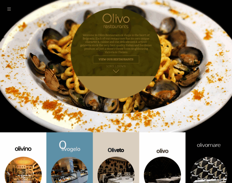 Olivorestaurants.com thumbnail
