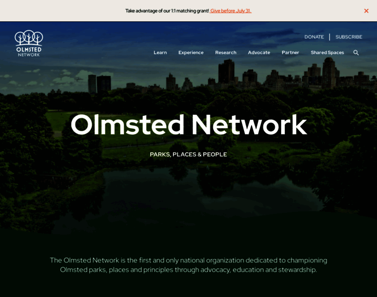 Olmsted.org thumbnail