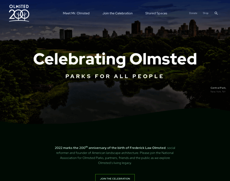 Olmsted200.org thumbnail