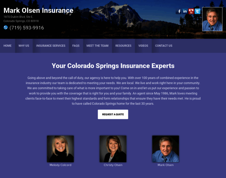 Olseninsurance.com thumbnail