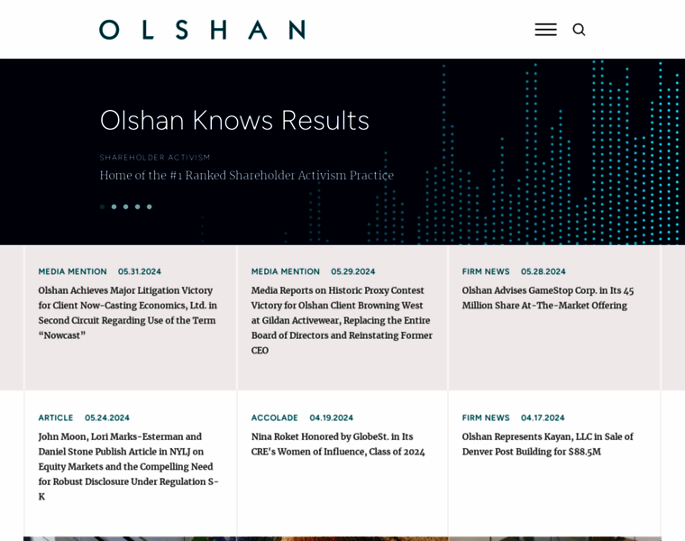 Olshanlaw.com thumbnail