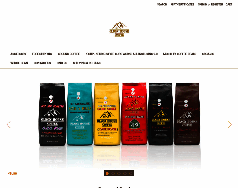 Olsonhousecoffee.com thumbnail Olsonhousecoffee.com thumbnail