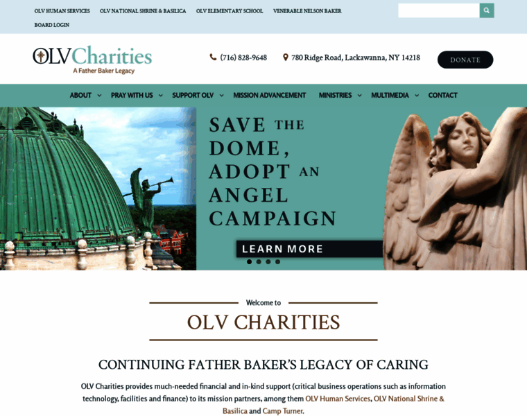 Olvcharities.org thumbnail