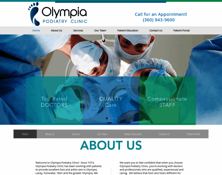 Olympiapodiatryclinic.com thumbnail