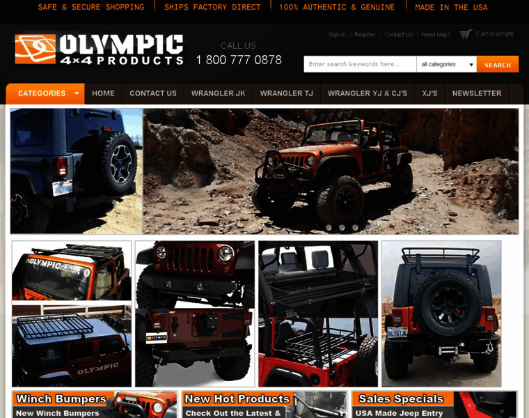 Olympic4x4products.com thumbnail