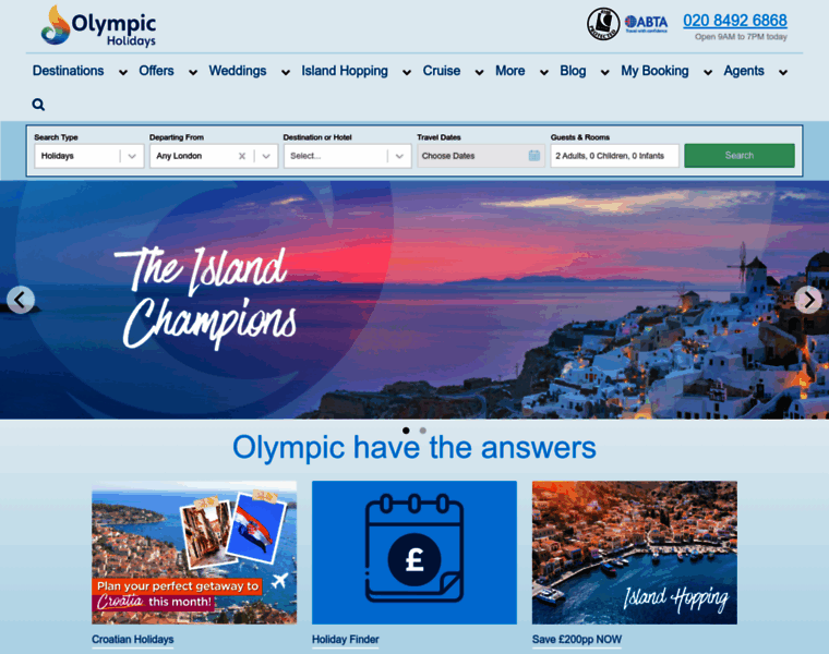 Olympicholidays.com thumbnail