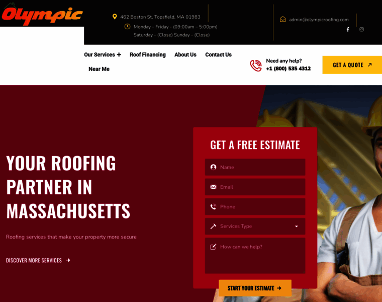 Olympicroofing.com thumbnail