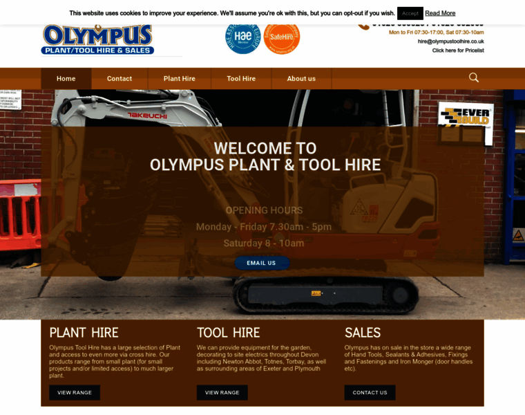 Olympustoolhire.co.uk thumbnail