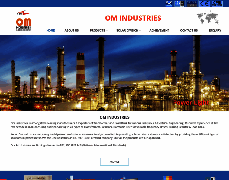 Om-industries.com thumbnail