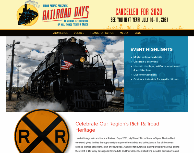 Omaharailroaddays.com thumbnail