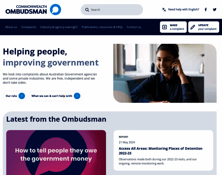 Ombudsman.gov.au thumbnail