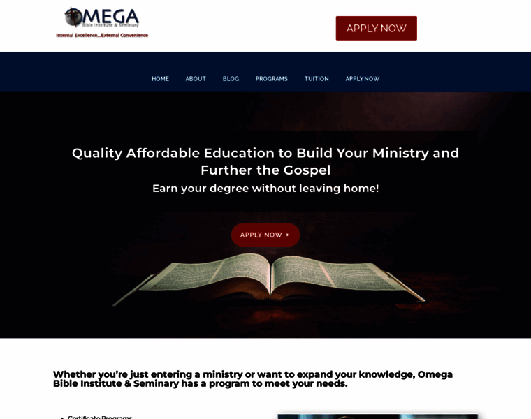 Omega.edu thumbnail