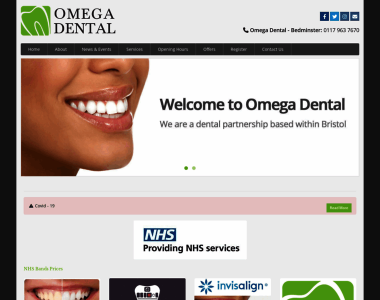 Omegadental.co.uk thumbnail