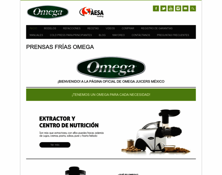 Omegajuicers.com.mx thumbnail