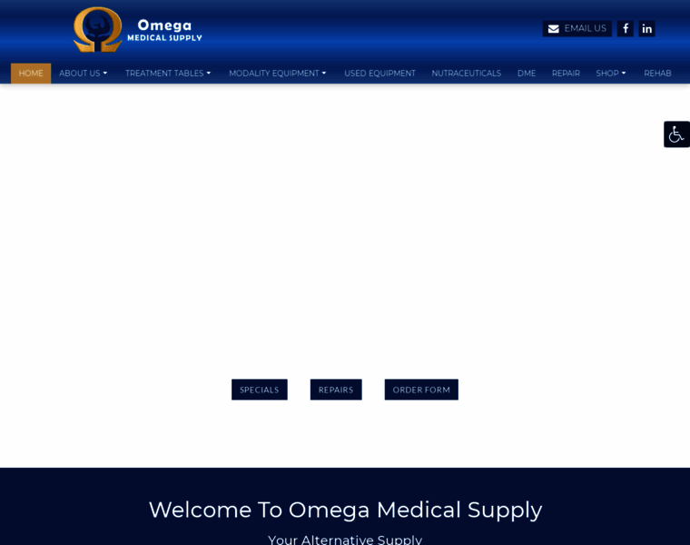Omegamedicalsupply.com thumbnail
