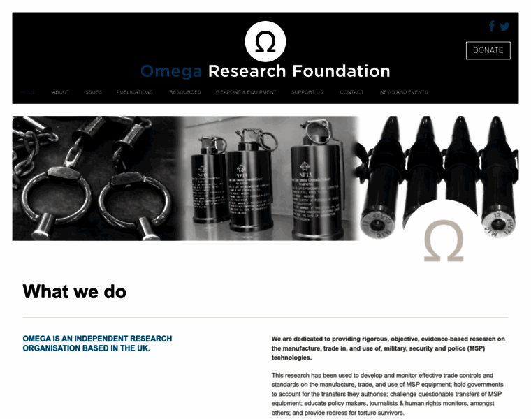 Omegaresearchfoundation.org thumbnail