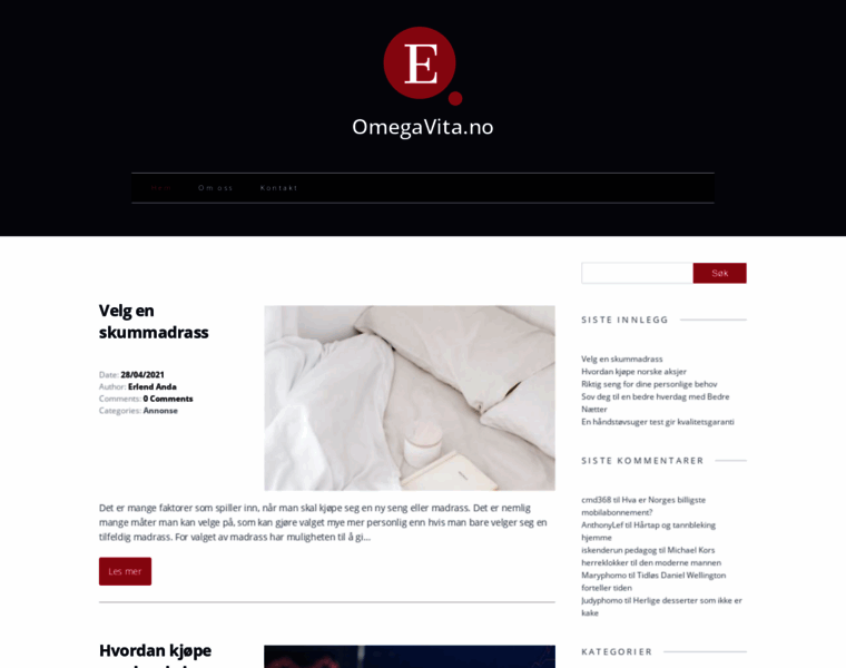 Omegavita.no thumbnail Omegavita.no thumbnail