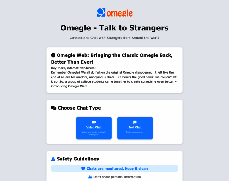 Omeglechat.love thumbnail