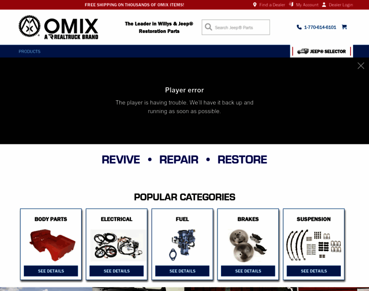 Omix-ada.com thumbnail