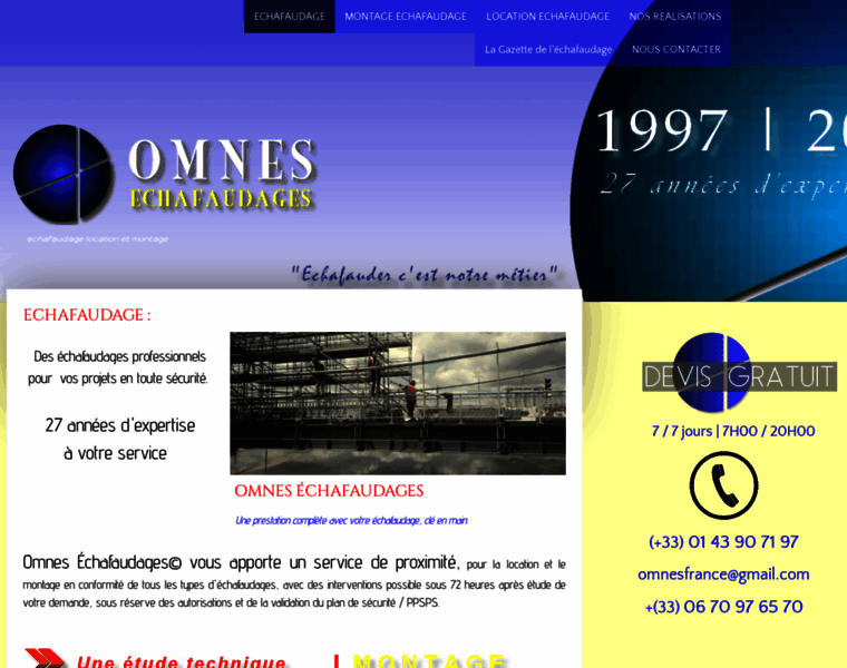 Omnes-echafaudages.com thumbnail