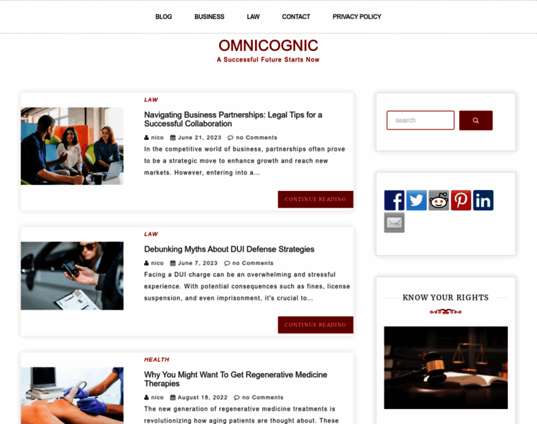 Omnicognic.com thumbnail