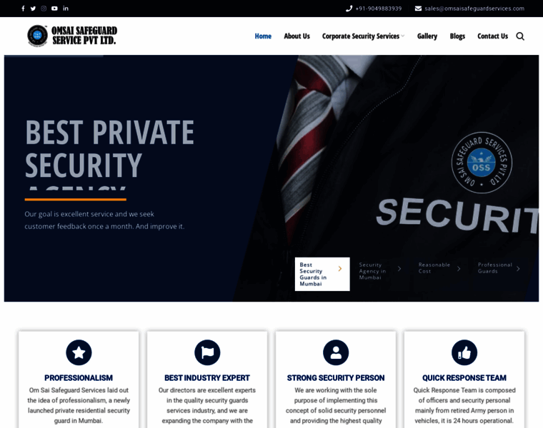 Omsaisecurityservices.com thumbnail